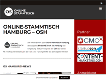 Tablet Screenshot of hamburg.online-stammtisch.com