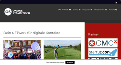 Desktop Screenshot of online-stammtisch.com