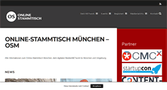 Desktop Screenshot of muenchen.online-stammtisch.com