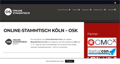 Desktop Screenshot of koeln.online-stammtisch.com
